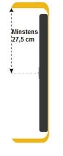 Tekening verticale afstand
